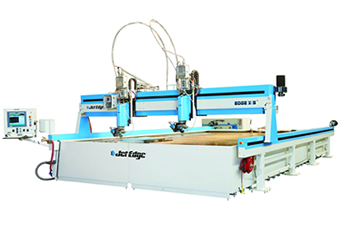 Precision waterjet system cuts 3D parts